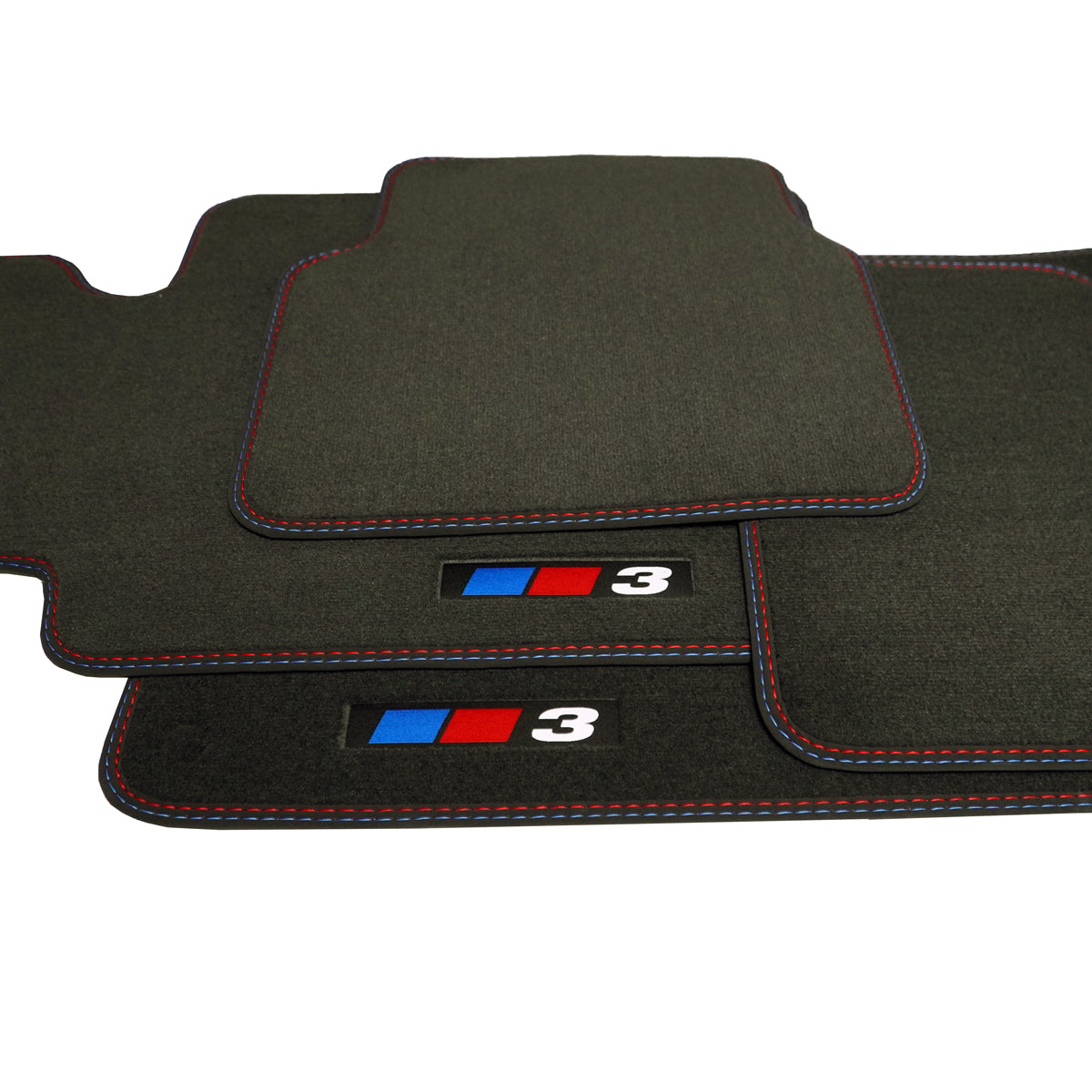 BMW 3-Series Velour Floor Mats – 1975-1984 – E21 – 3 Logo