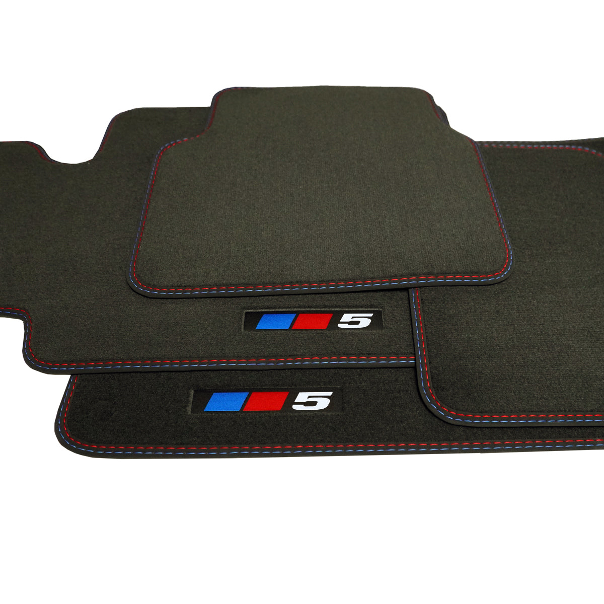 BMW 5-Series Gran Turismo RWD Velour Floor Mats 2009-2017 – F07 – 5 Logo