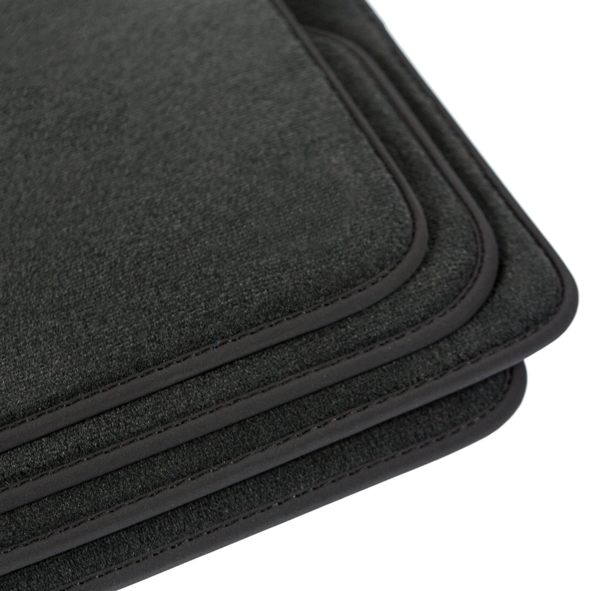 BMW 7-Series Velour Floor Mats – 2008-2015 RWD – Long Wheelbase F02 – Black