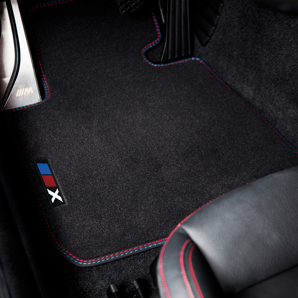BMW X3 & X3-Hybrid Velour Floor Mats 2017-2024 – G01, F97 – X Logo
