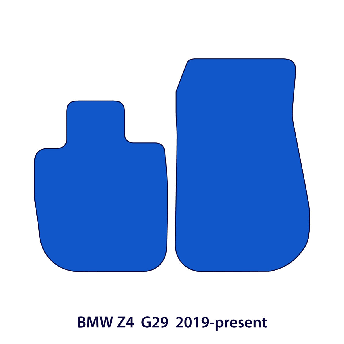 BMW Z4 Velours Fußmatten – 2018-2026 – G29 – Z Logo