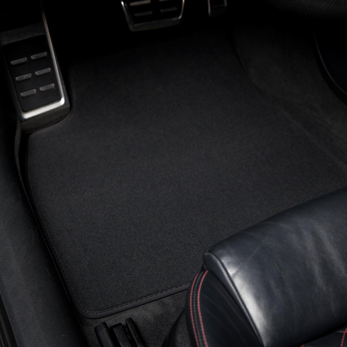 Hyundai i10 Velours Fußmatten – 2. Gen – 2013-2020 – Schwarz