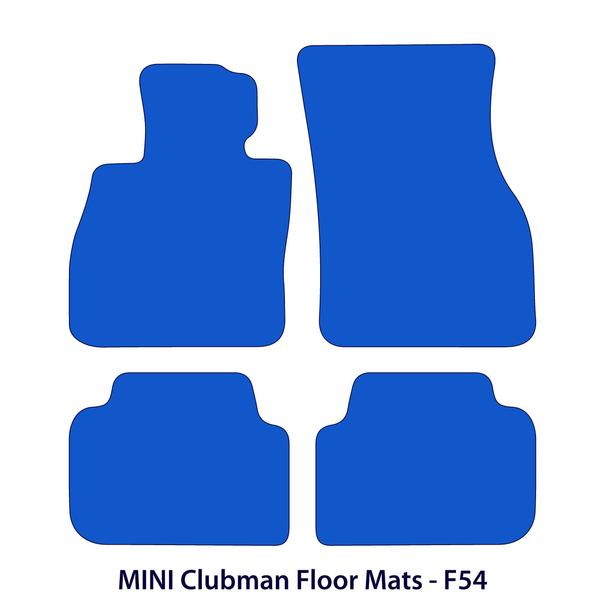 Dywaniki welurowe do Mini Cooper Clubman 2015-2024 – F54 – Beżowe