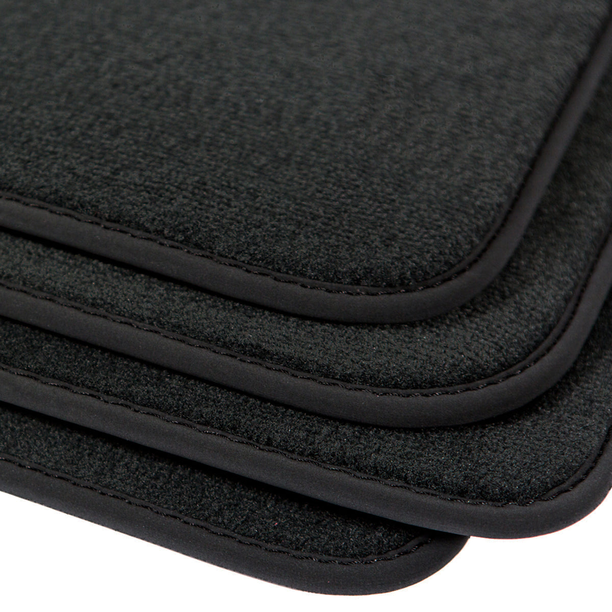 Mercedes AMG GT Velours Fußmatten 2018-2026 – 4-Türer Schrägheck X290 – Schwarz