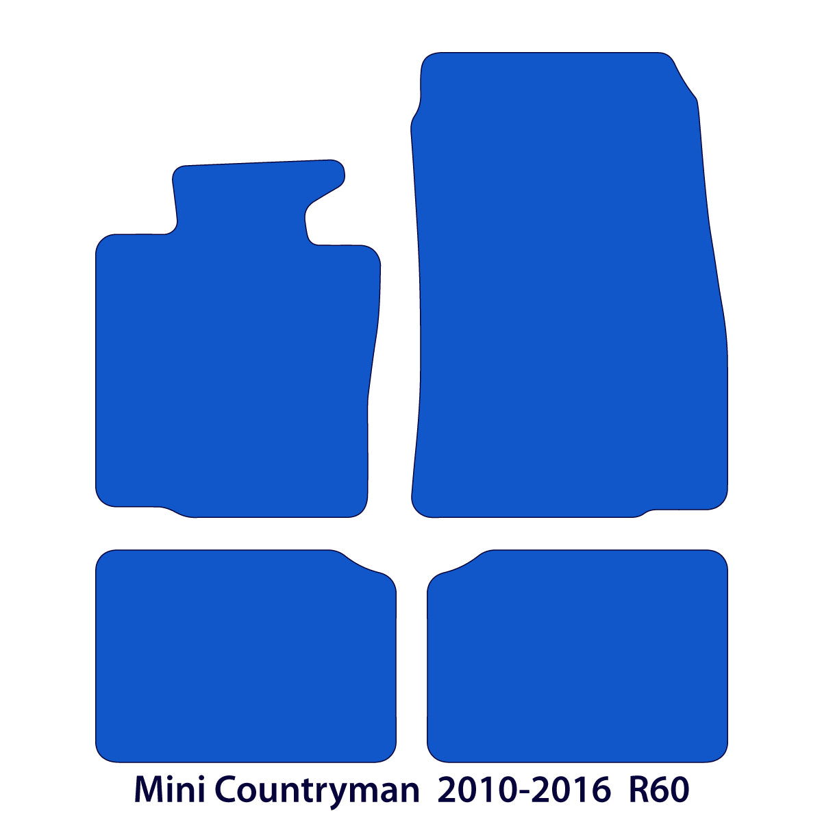 Mini Countryman Velour Floor Mats 2010-2016 – R60 – Beige