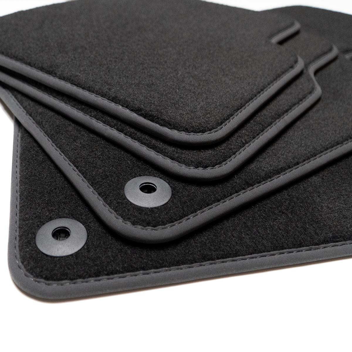 Peugeot 307 Velour Floor Mats - CC - 2003-2009 – Black