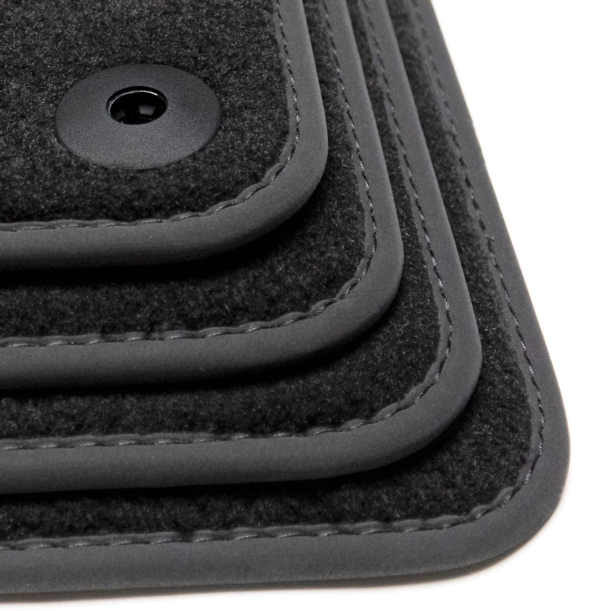 Peugeot Rifter Velour Floor Mats - 2018-2026 – Black