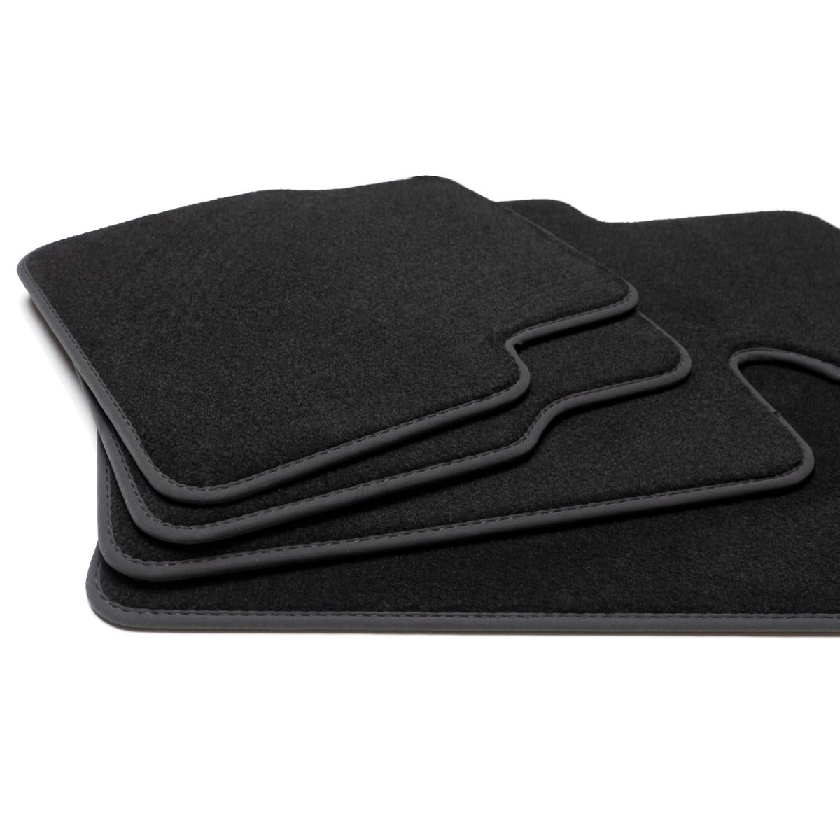 Peugeot Rifter Velour Floor Mats - 2018-2026 – Black