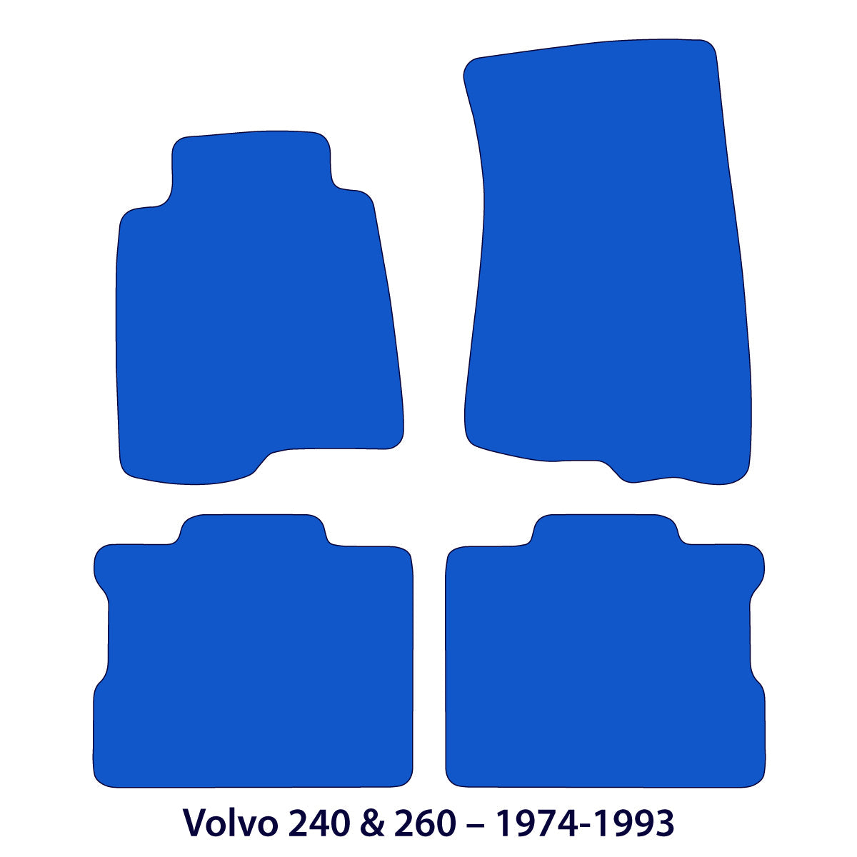 Volvo 240 260 Velours Fußmatten 1974-1993 – Beige