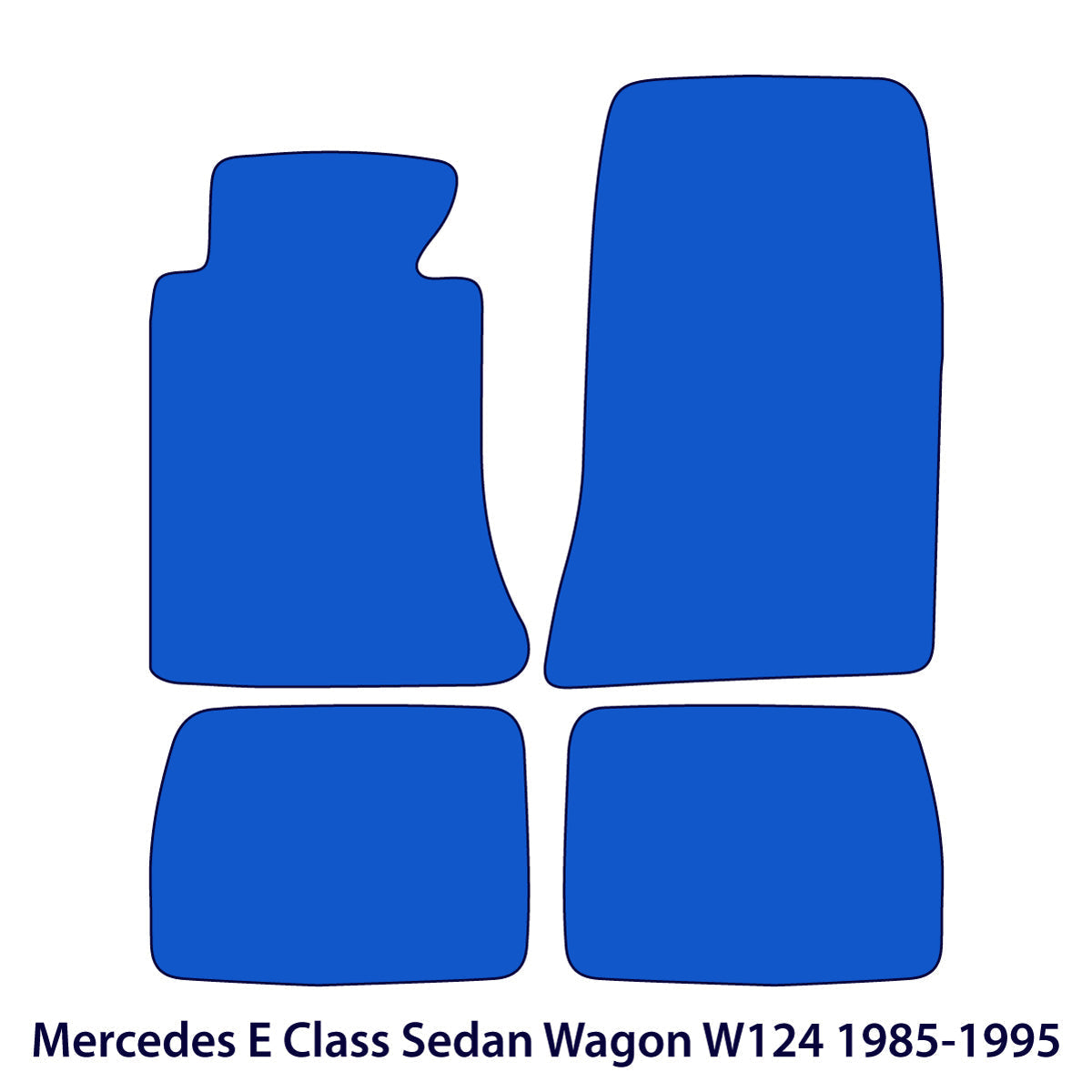 Dywaniki welurowe do Mercedes Klasa E 1984-1996 – W124 – Beżowe