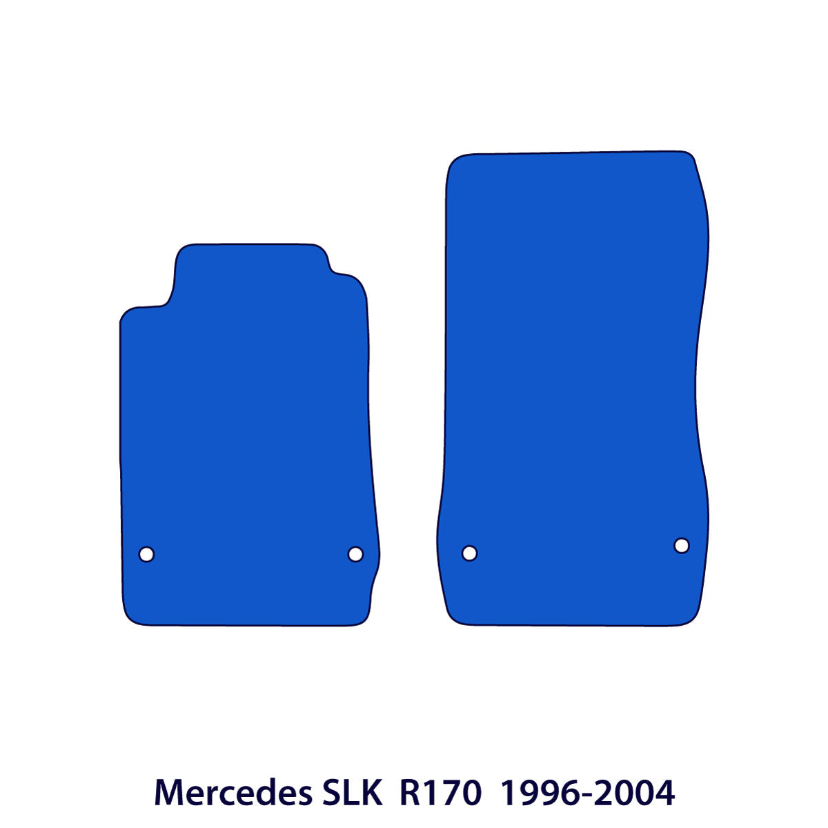 Dywaniki welurowe do Mercedes SLK 1996-2004 – R170 – Beżowe