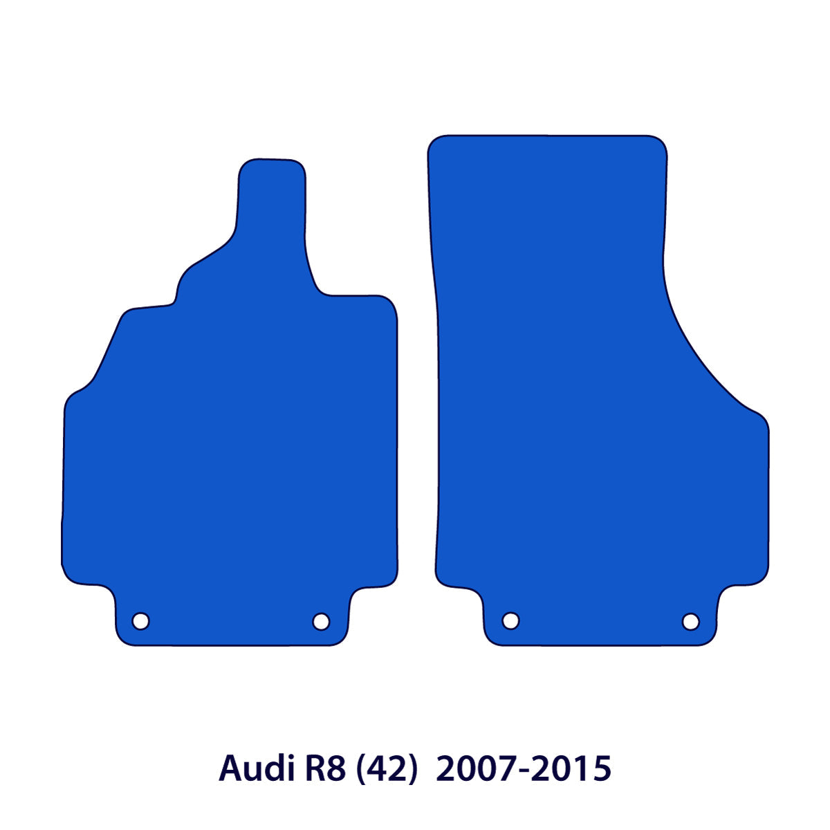 Audi R8 Velour Floor Mats 2006-2015 – 42 – Beige