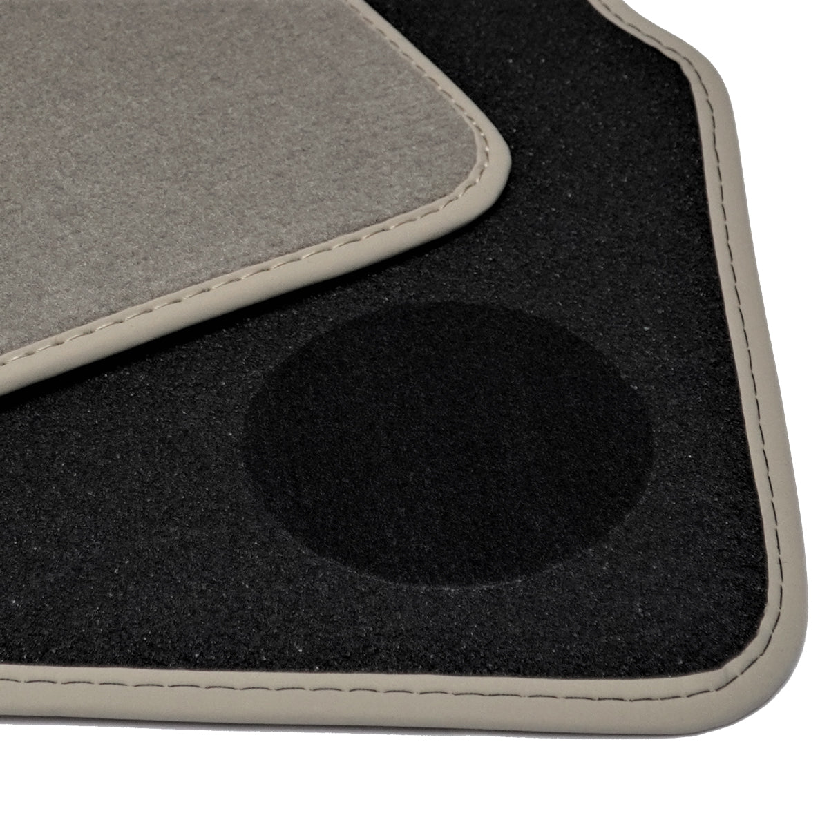BMW 3-Series Coupé Velour Floor Mats 2007-2013 – RWD Only – E92 – Light Gray