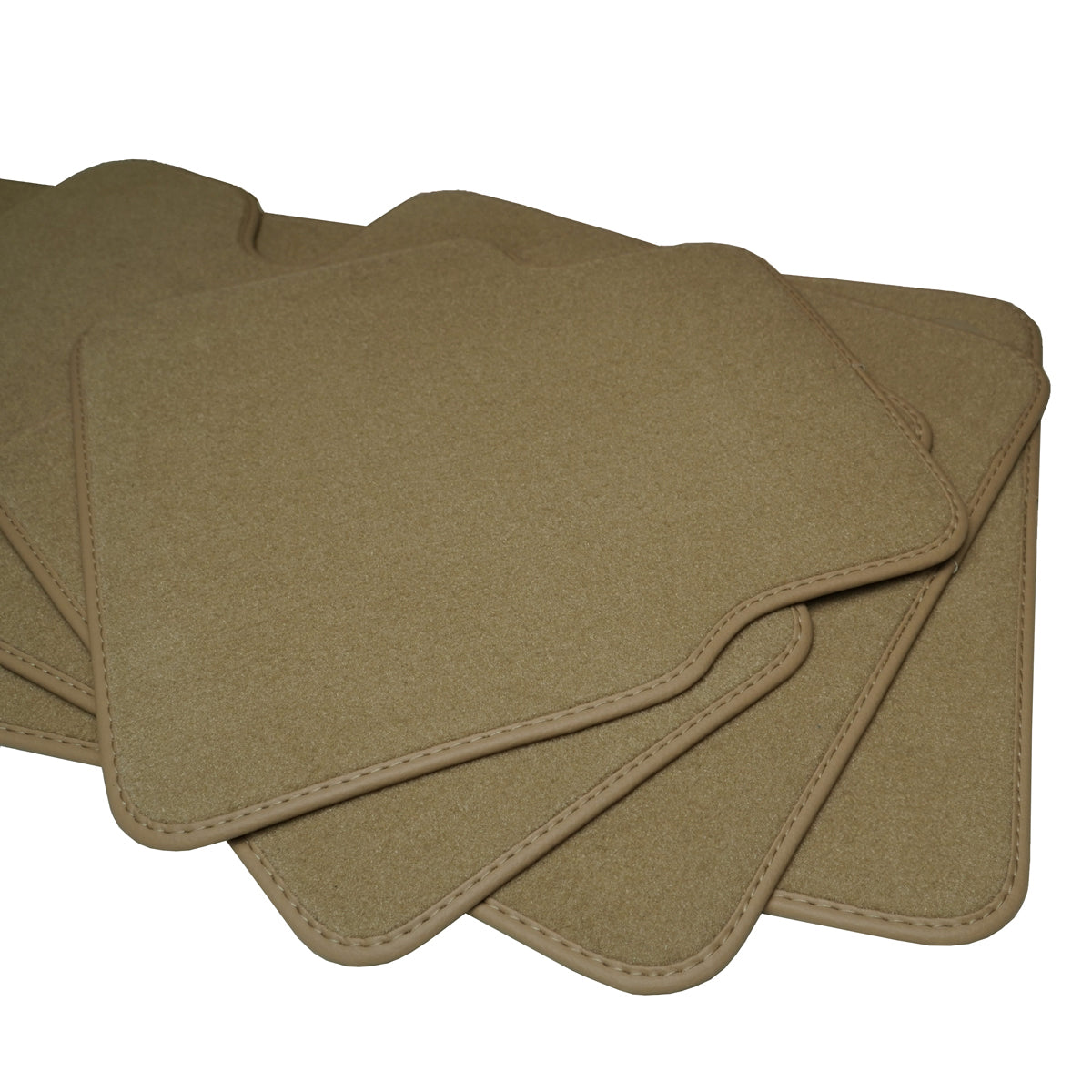 BMW 3-Series Velour Floor Mats Sedan 2005-2011 &amp; Wagon 2005-2012 RWD E90, E91 – Beige