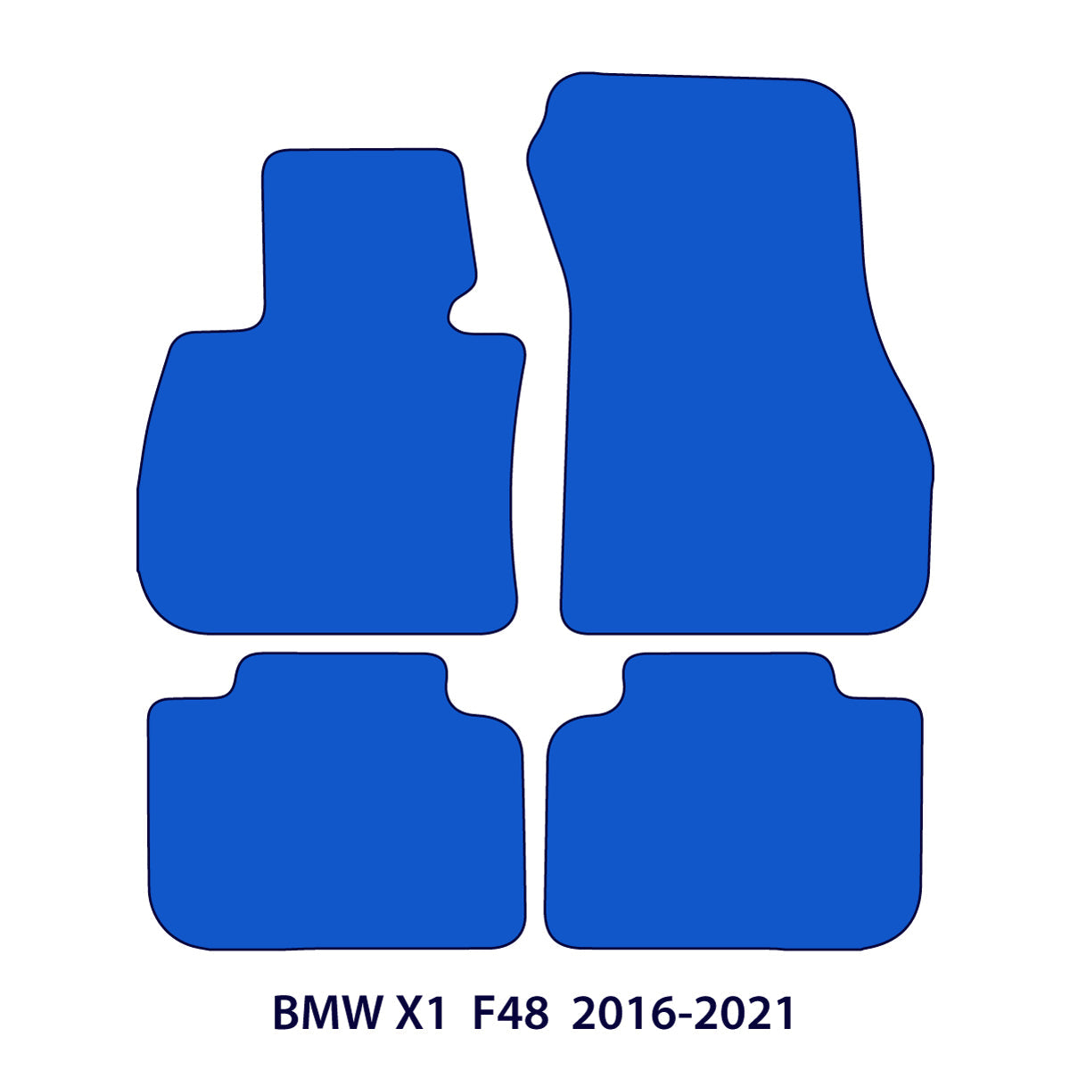 Dywaniki welurowe do BMW X1 2015-2022 – F48 – Beżowe
