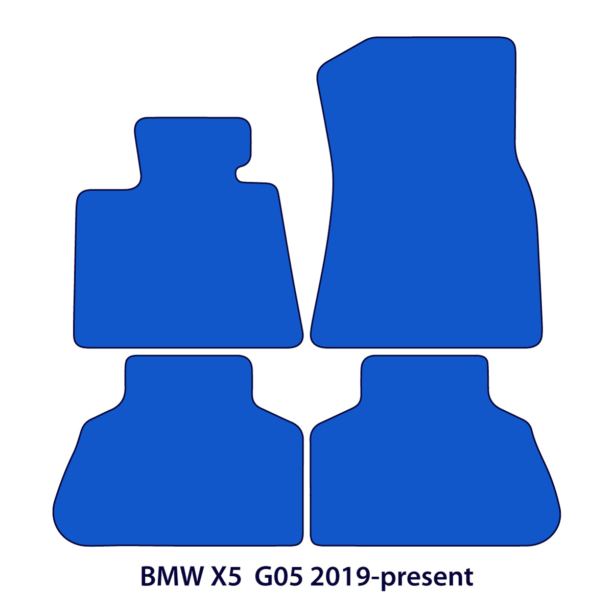Dywaniki welurowe do BMW X5 2018-2026 – G05 – Beżowe