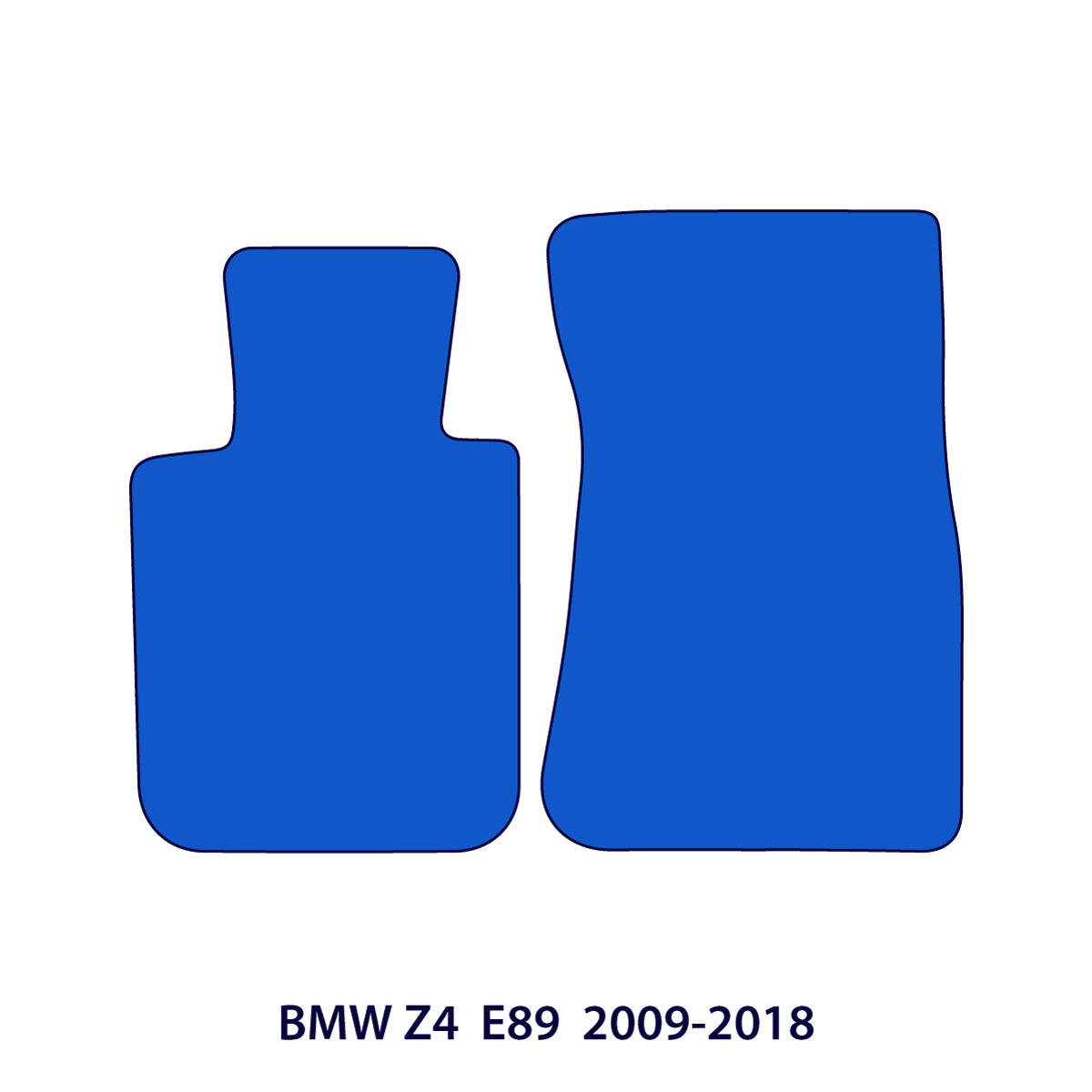 BMW Z4 Velour Floor Mats 2009-2016 – E89 – Beige