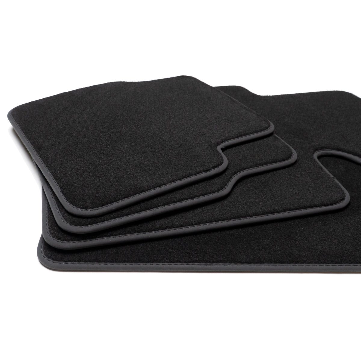 Fiat Freemont Velour Floor Mats - 2011-2015 - Black