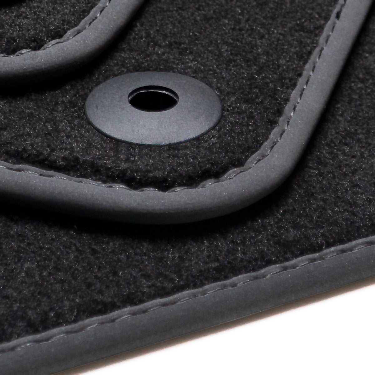 Fiat Linea Velour Floor Mats - 2007-2015 - Black