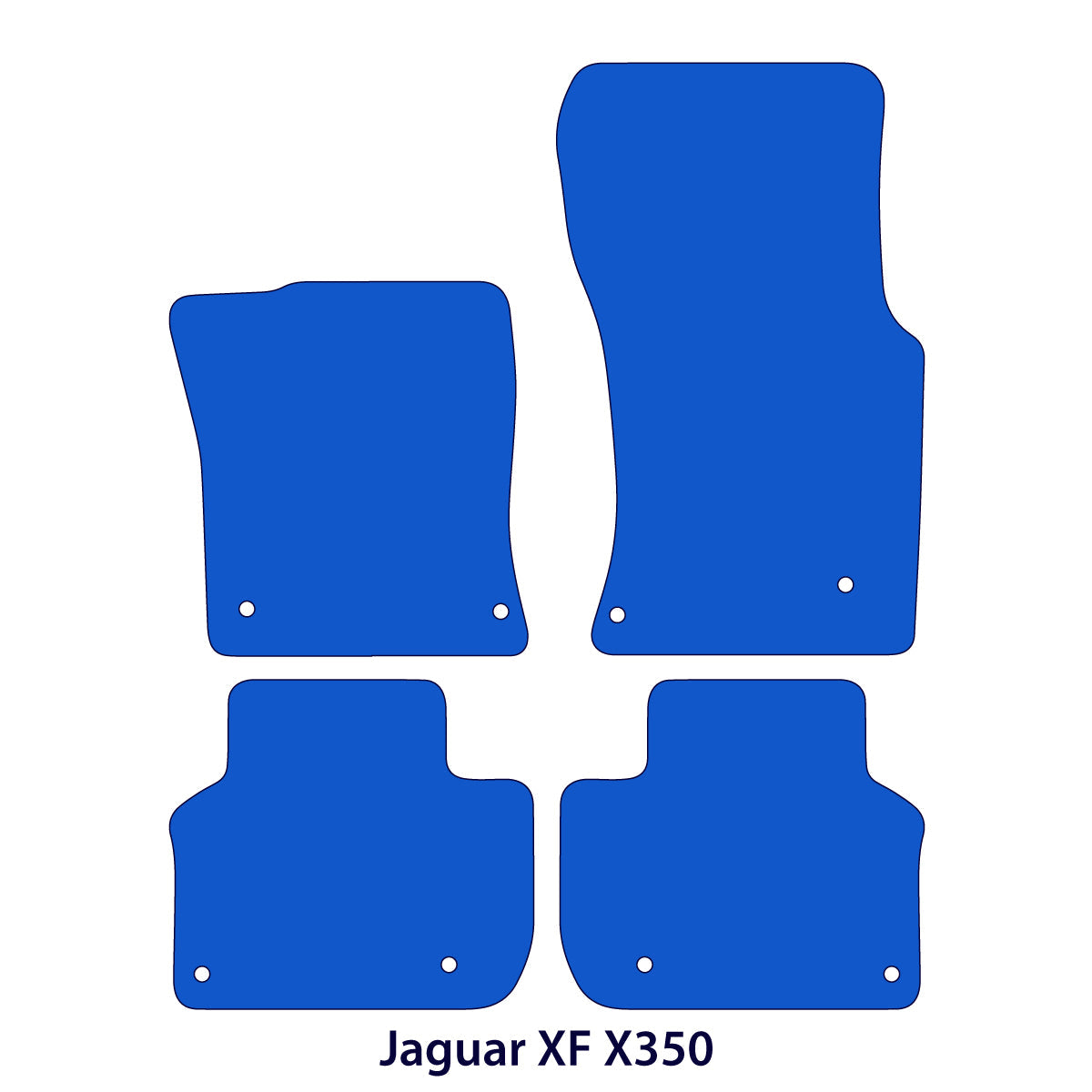 Dywaniki welurowe do Jaguar XF Sedan i Kombi 2016-2024 – X260 – Beżowe