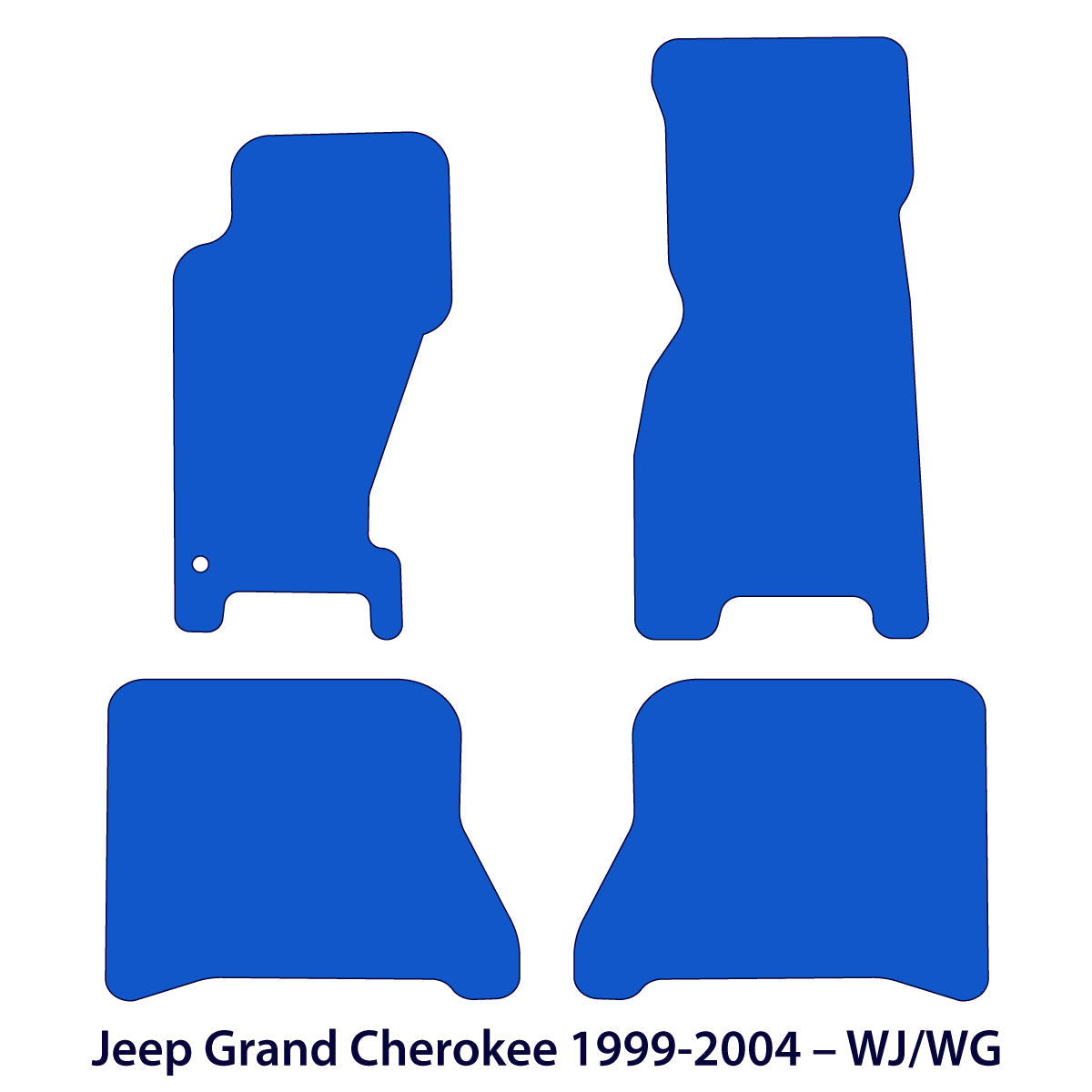 Jeep Grand Cherokee Velours Fußmatten 1999-2004 – WJ WG – Beige