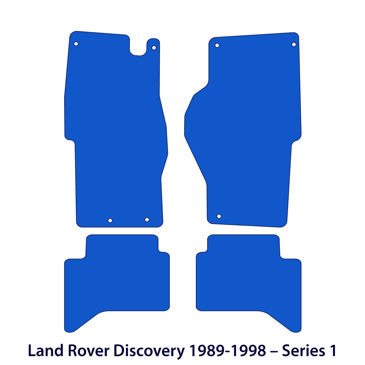Dywaniki welurowe do Land Rover Discovery 1 1989-1998 – Beżowe