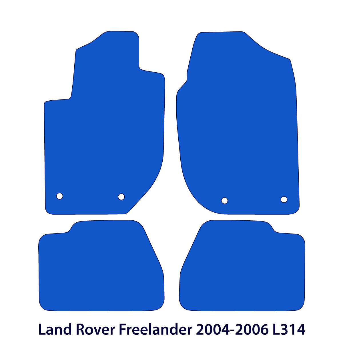 Dywaniki welurowe do Land Rover Freelander 2003-2007 – L314 – Beżowe