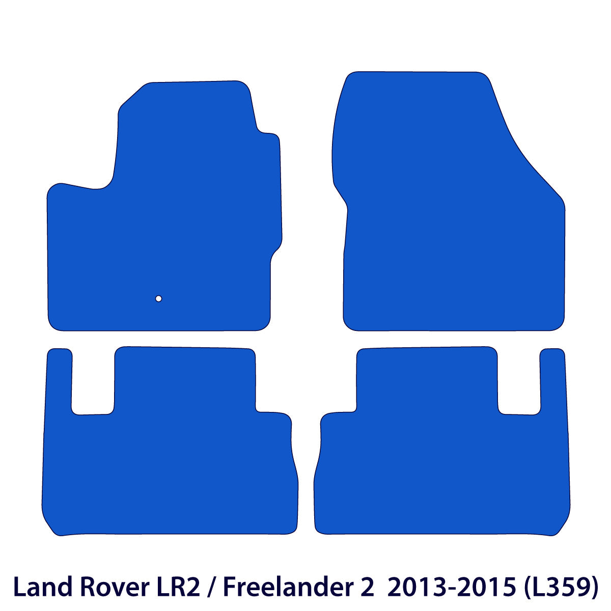 Land Rover LR2 / Freelander 2 Floor Mats - 2013-2015 L359 - Black Exclusive