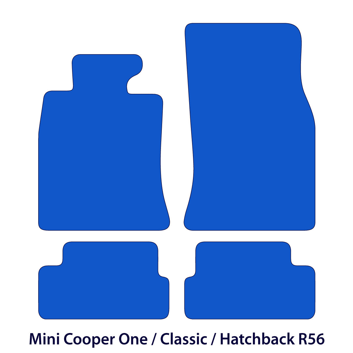 Mini Cooper One / Classic Velour Floor Mats 2006-2013 – Hatchback R56 – Beige