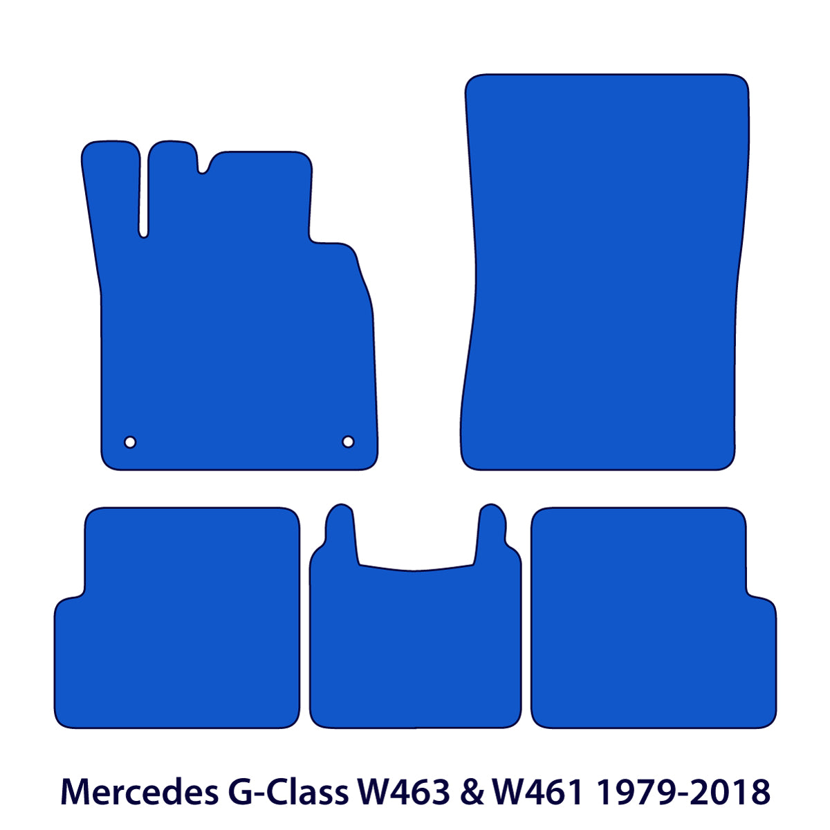 Dywaniki welurowe do Mercedes Klasa G 1990-2022 – W463 i W461 – Beżowe