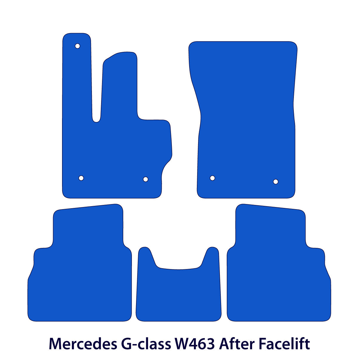 Dywaniki welurowe do Mercedes Klasa G 2018-2026 – W463 Po liftingu – Beżowe