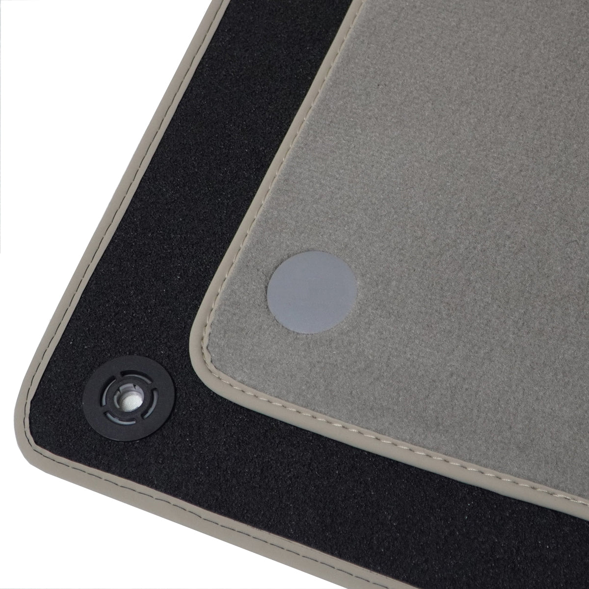 Mercedes M-Class ML Velour Floor Mats 2006-2011 – W164 – Light Gray