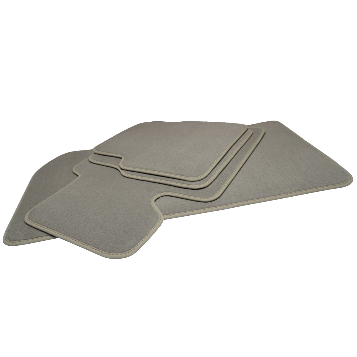 Mercedes M-Class ML Velour Floor Mats 2012-2015 – W166 – Light Gray