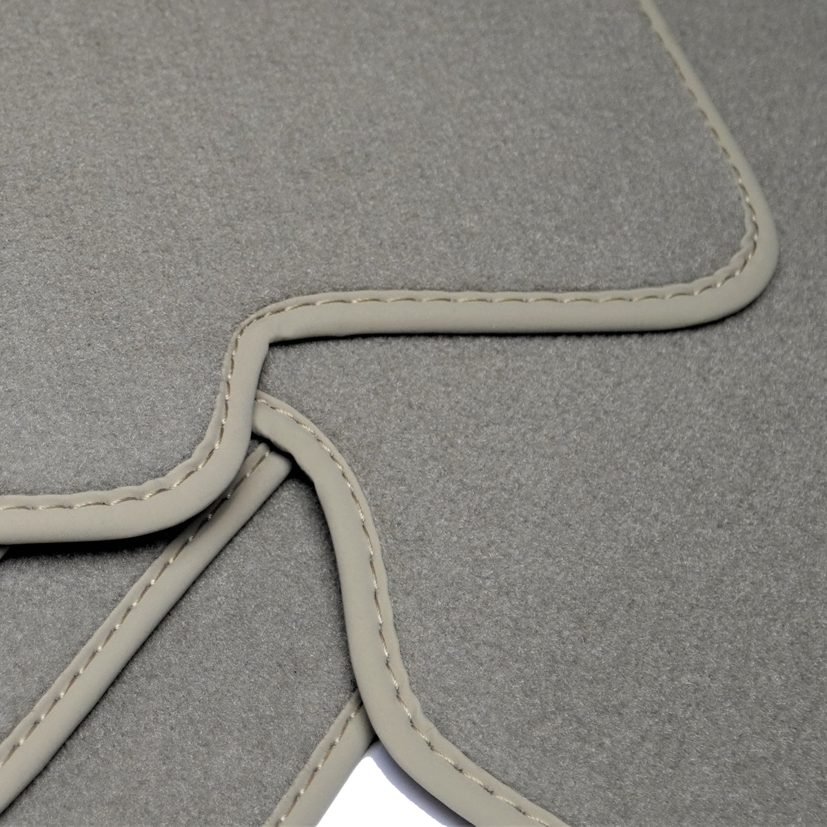 Mercedes S-Class Short Velour Floor Mats 2014-2020 – W222 – Light Gray