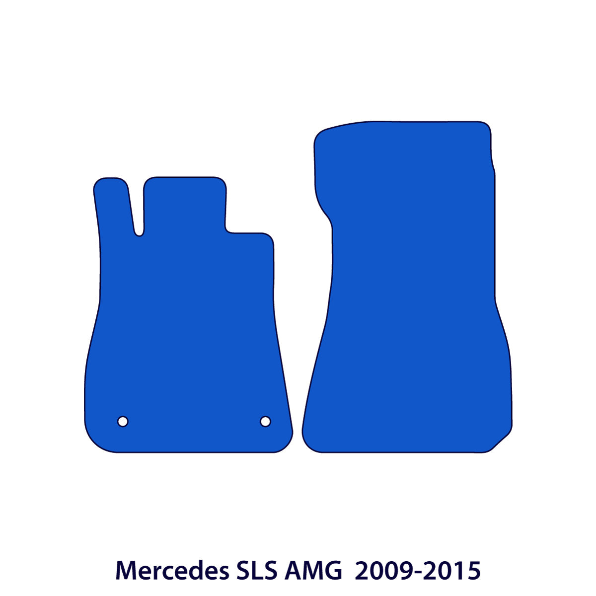 Mercedes SLS AMG Velour Floor Mats 2010-2014 – Beige