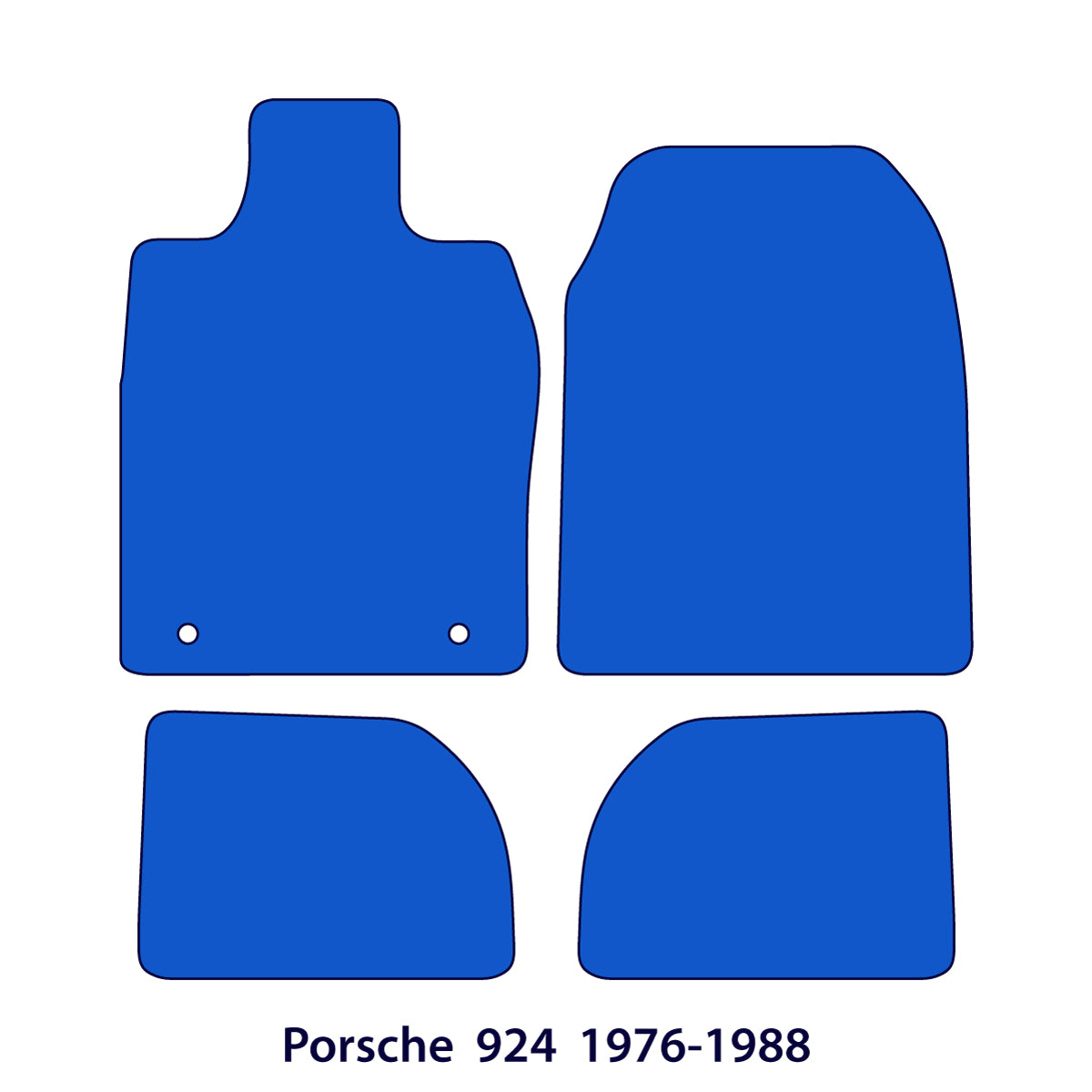 Dywaniki welurowe do Porsche 924 1976-1988 – Beżowe