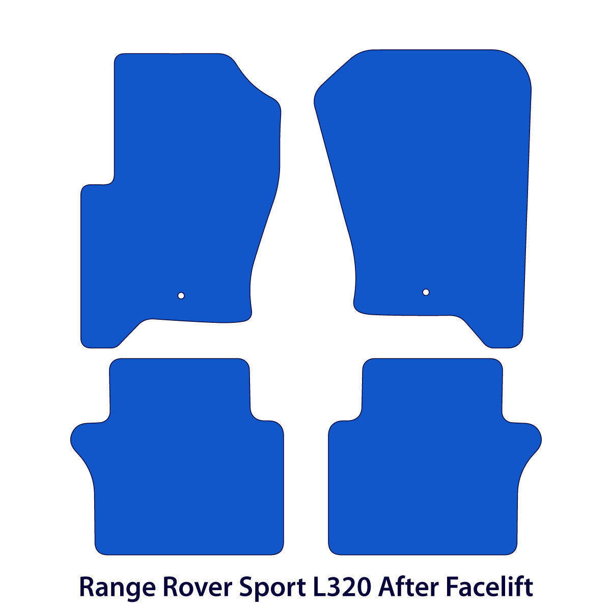 Dywaniki welurowe do Range Rover Sport 2009-2013 – L320 Po liftingu – Beżowe