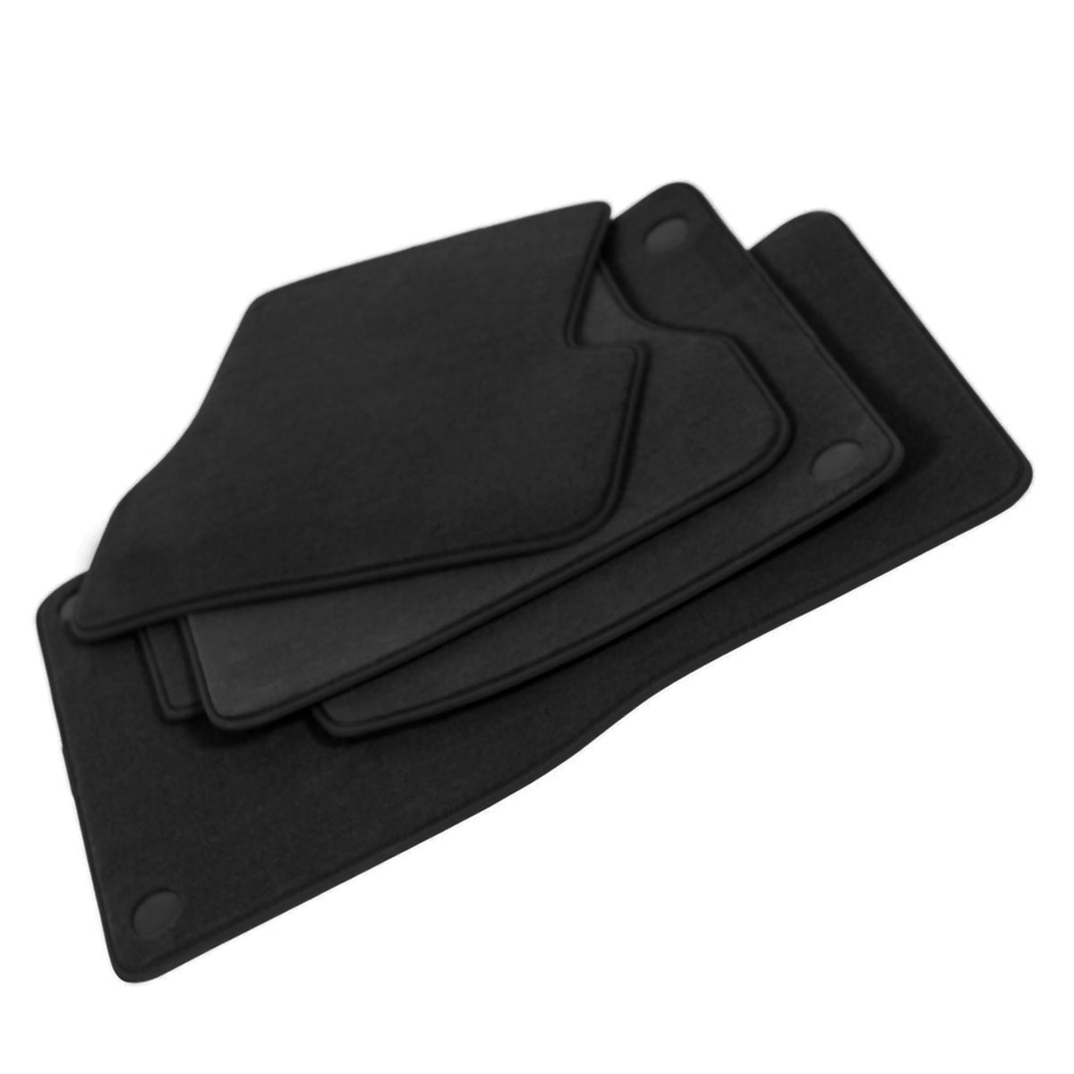 Renault Kangoo Velour Floor Mats - 2008-2021 - II Gen - Black