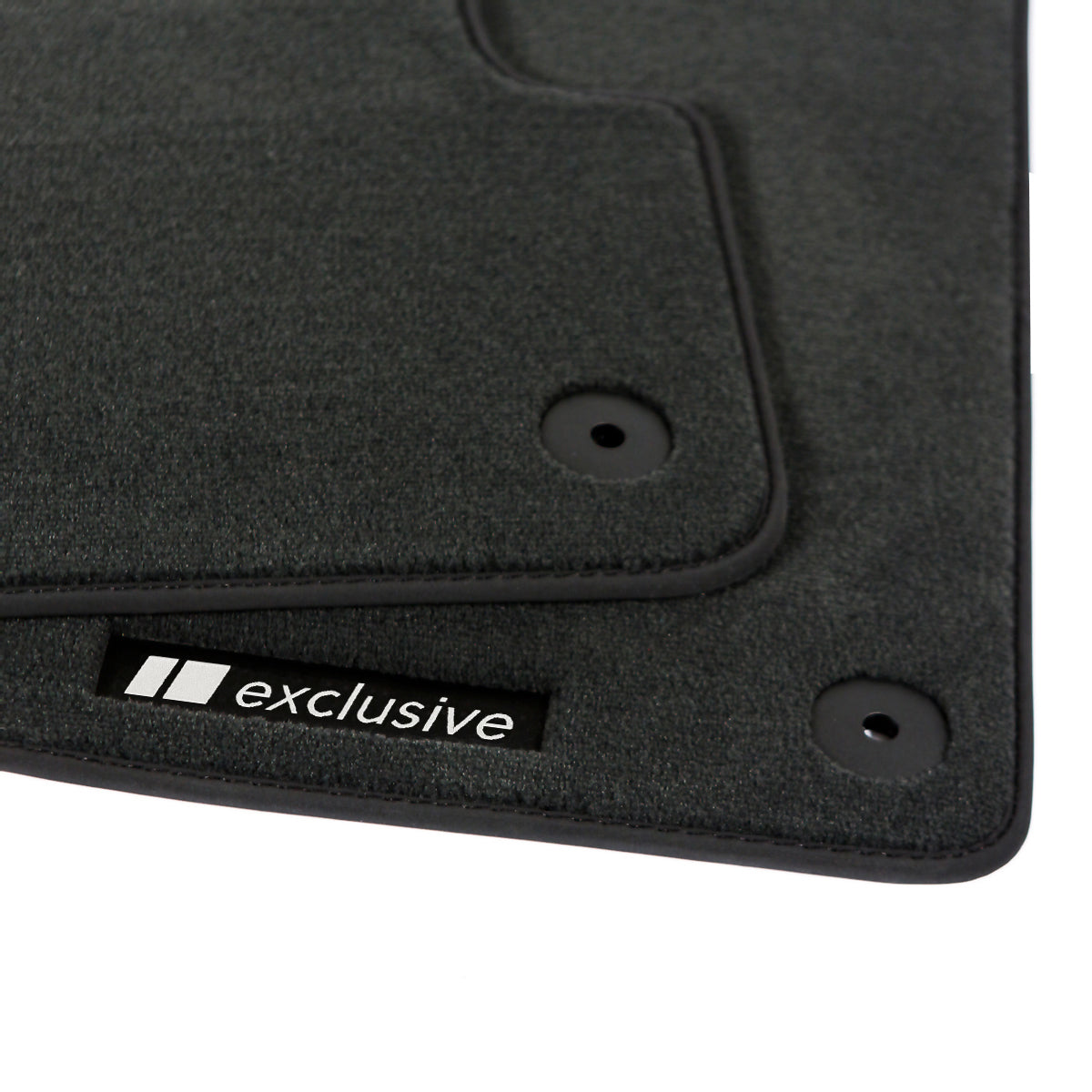 Smart Fortwo Velour Floor Mats – 2007-2014 – II Gen – Black Exclusive