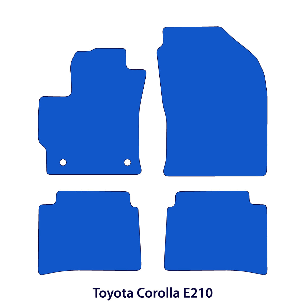 Dywaniki welurowe do Toyota Corolla Sedan, Kombi 2019-2026 – E210 – Beżowe