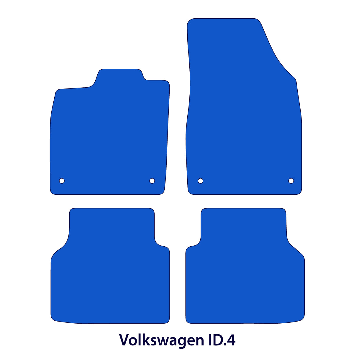 Dywaniki welurowe do Volkswagen ID.4 2020-2023 – Beżowe