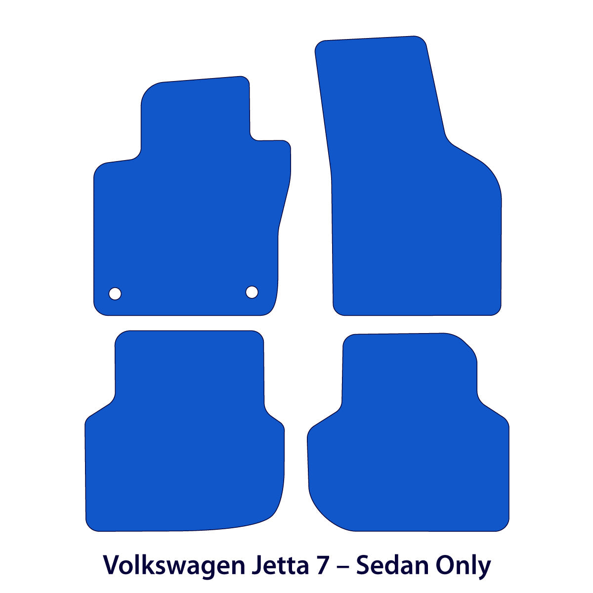 Volkswagen Jetta 7 Limousine Velours Fußmatten 2019-2026 – Beige